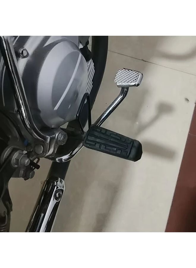 2pcs Black Rubber Pads For Yamaha YBR125 Motorcycle Front Pedal Support Footrests - Image 4